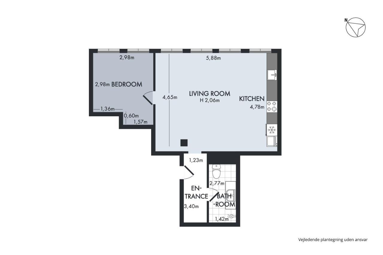 Sanders Regent - Endearing One-Bedroom Apartment Near Central Square Copenhaga Exterior foto